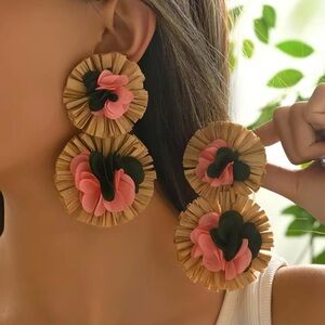 Floral Statement Earrings